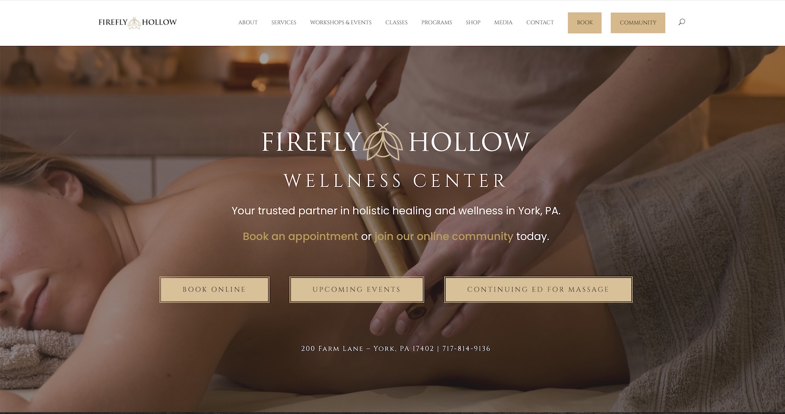 Firefly Hollow Wellness Website Design Insights